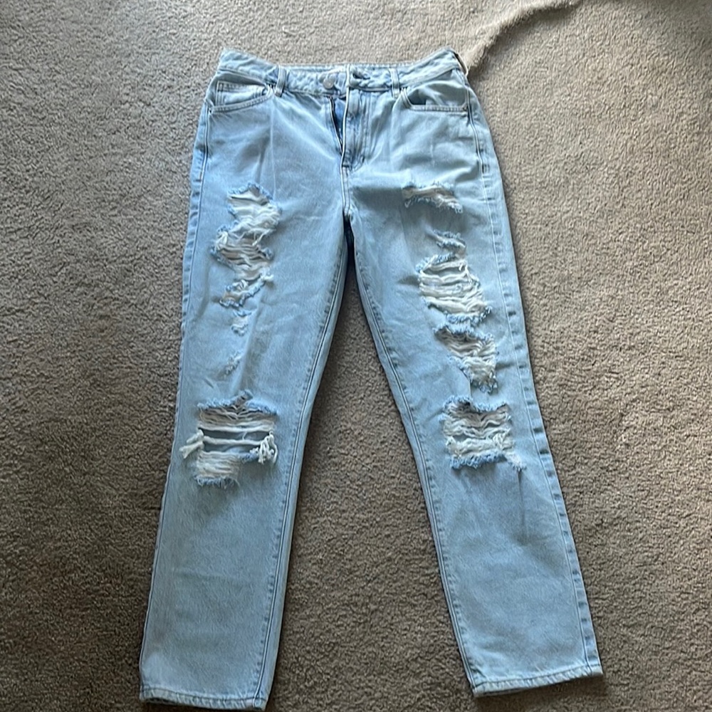 pacsun boyfriend light washed jeans!!